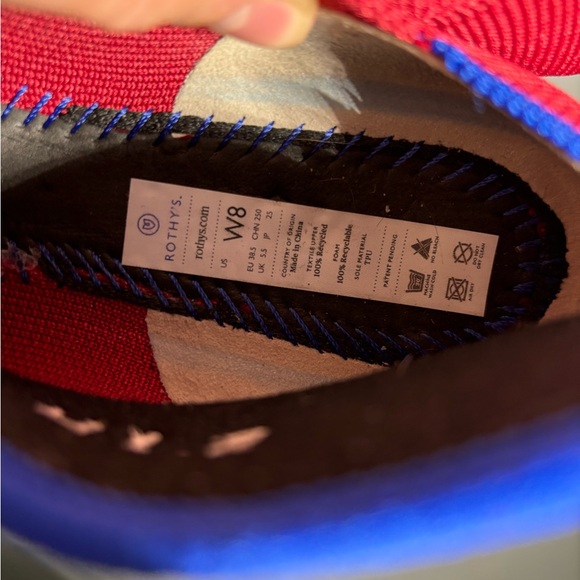 Rothy’s The Flat in Poppy Red Womens Size 8 - Picture 3 of 6